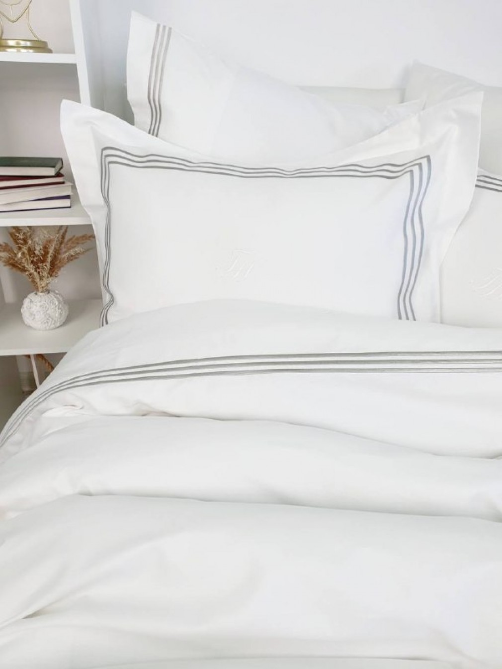 Комплект постільної білизни Line Tivolyo Home ecru
