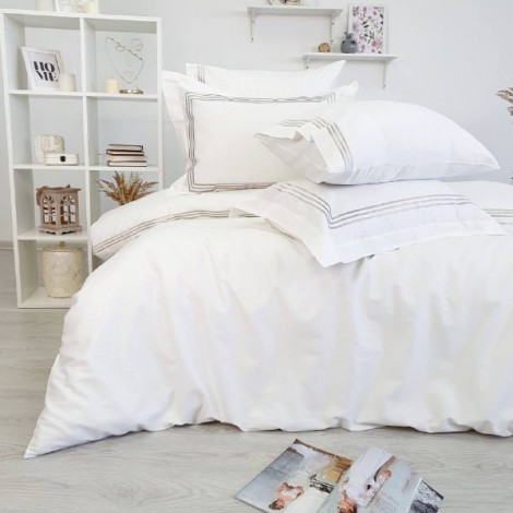 Комплект постільної білизни Line Tivolyo Home ecru
