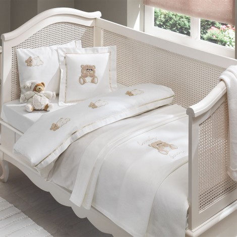 Комплект постільної білизни Tivolyo Home Bebe Lovely bej