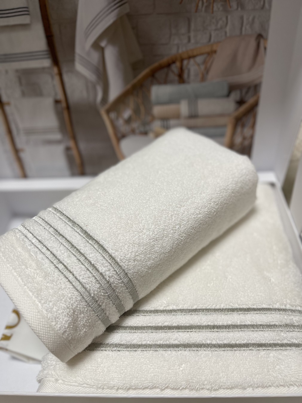 Набір рушників Tivolyo Home Line Ecru/bej