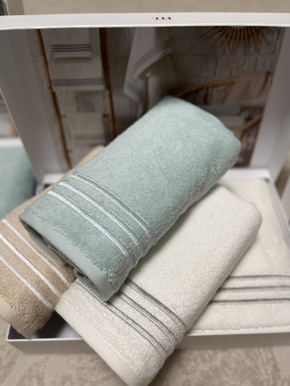 Набір рушників Tivolyo Home Line Bej