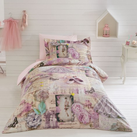 Комплект постільної білизни Tivolyo Home Balerin