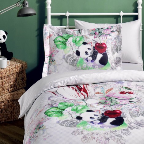 Комплект постільної білизни Tivolyo Home Panda