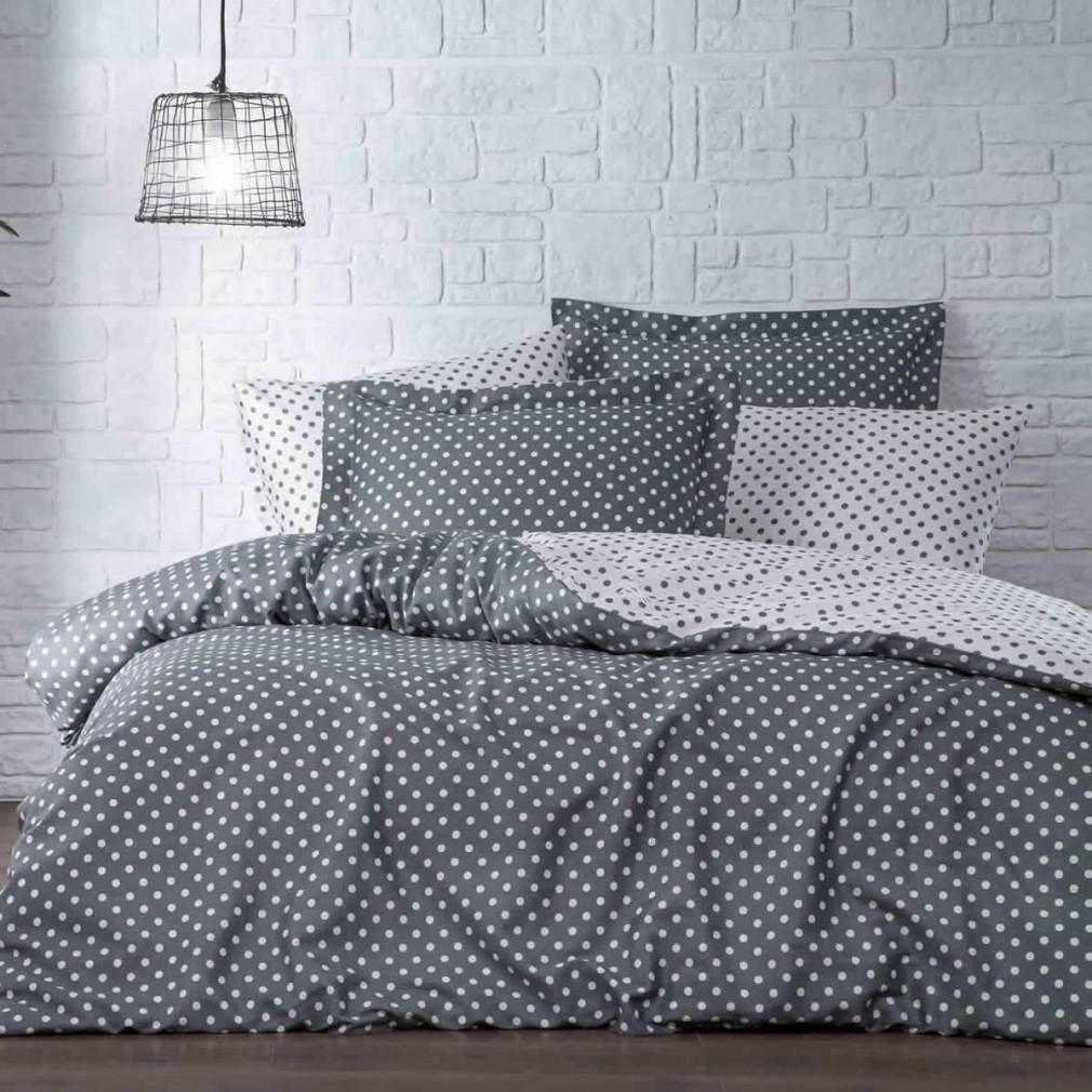 Комплект постільної білизни Tivolyo Home Macchiato gray