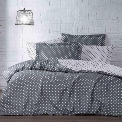 Комплект постільної білизни Tivolyo Home Macchiato gray