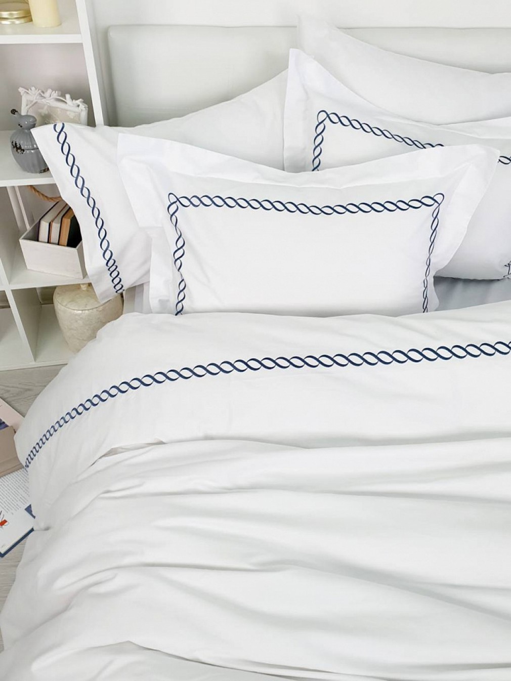 Комплект постільної білизни Catena Tivolyo Home mavi
