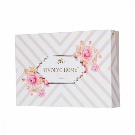 Комплект постільної білизни Regina Tivolyo Home bordo