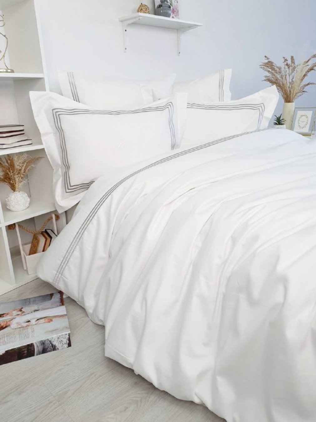 Комплект постільної білизни Line Tivolyo Home ecru