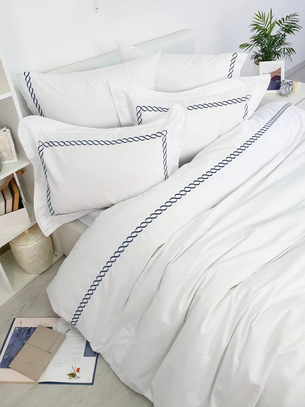 Комплект постільної білизни Catena Tivolyo Home mavi
