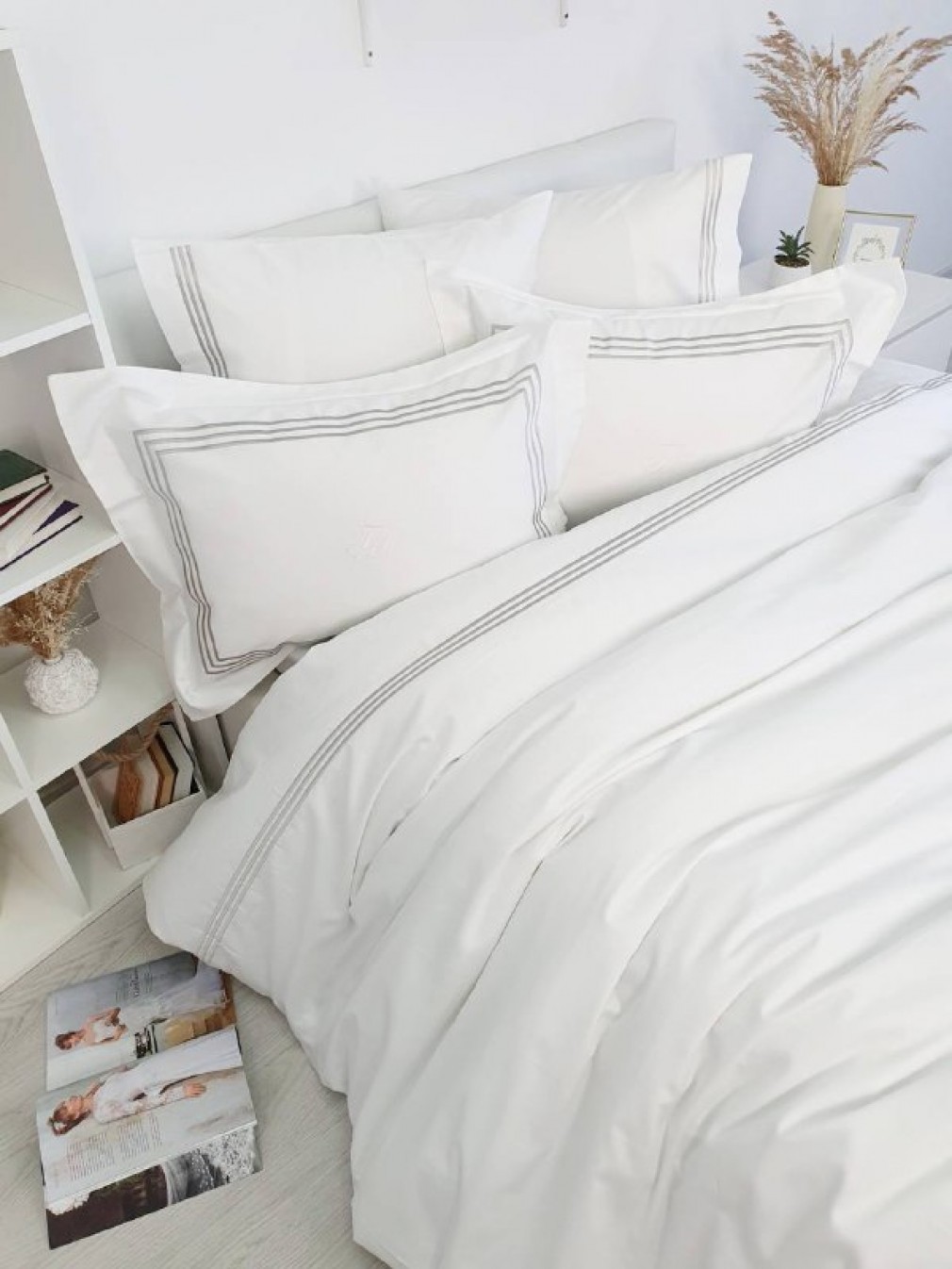 Комплект постільної білизни Line Tivolyo Home ecru