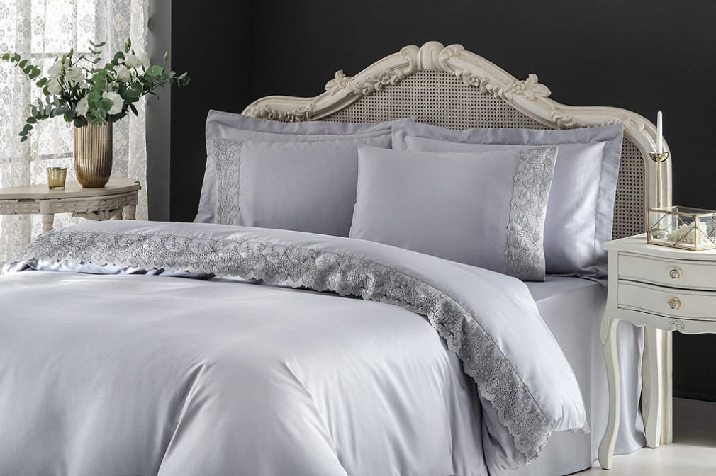 Комплект постільної білизни Regina Tivolyo Home gri