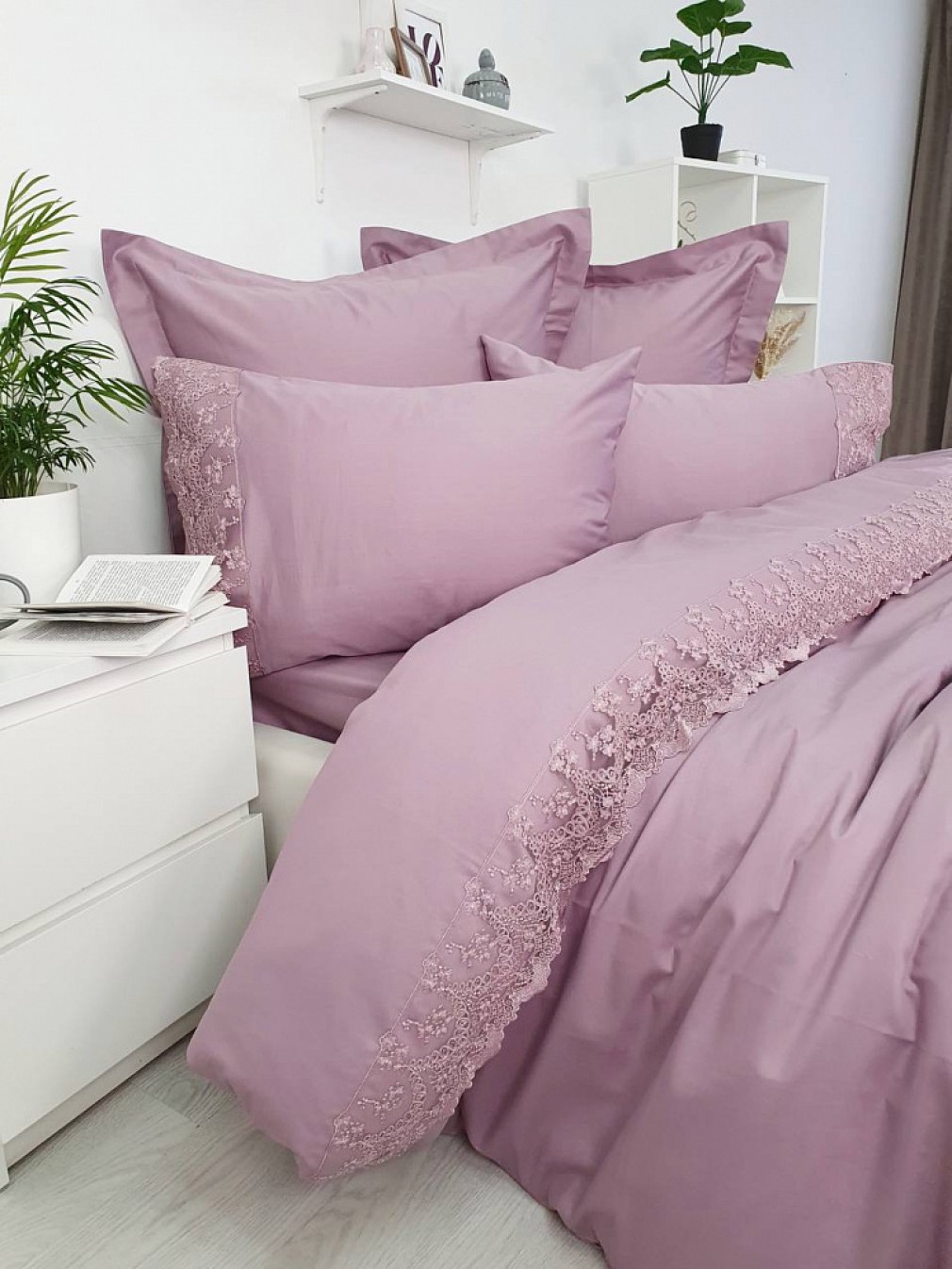 Комплект постільної білизни Regina Tivolyo Home lilac