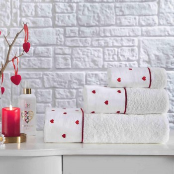Набір рушників Tivolyo Home Tiamo 3 шт red