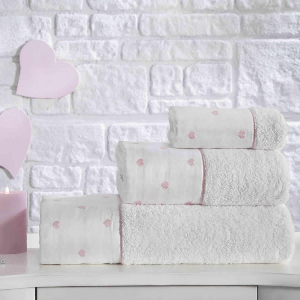Набір рушників Tivolyo Home Tiamo 3 шт pudra